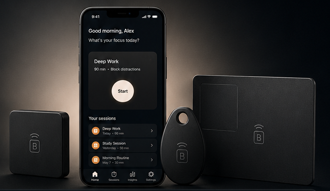 Blocker app, Base, Key and Card